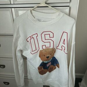Grayson Threads White USA Sweatshirt